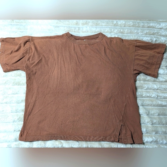 The Limited Tops - Women's Vintage The Limited Brown Oversized T-Shirt Size L